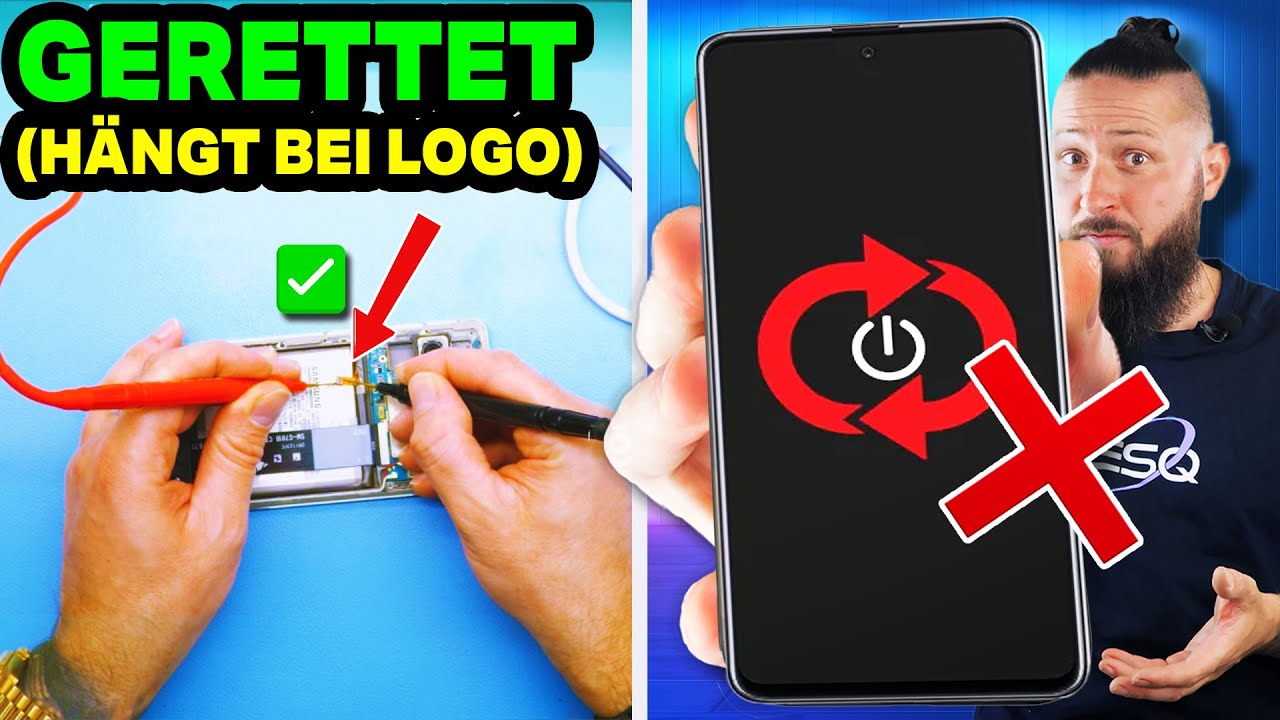 Smartphone startet nur bis Samsung-Logo✅ VORSICHT vor Datenverlust! - Samsung S20 FE