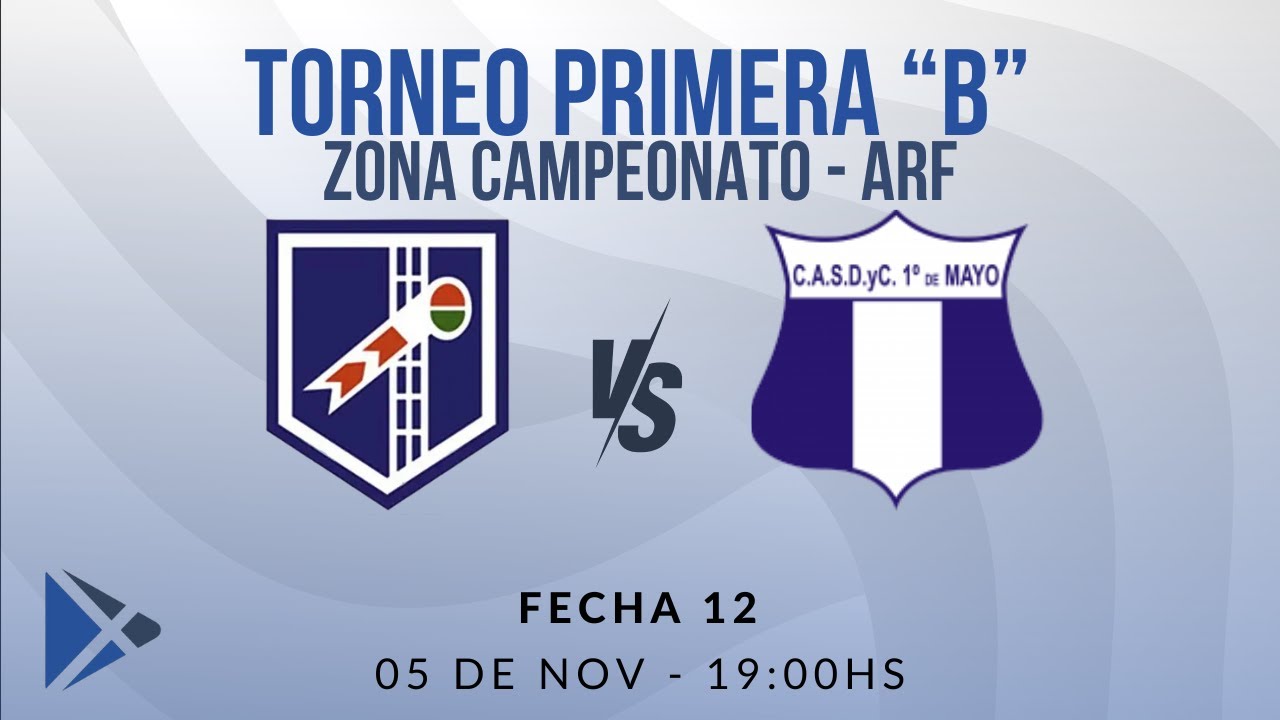 #TORNEO PRIMERA B 2025 Masculino ARF Zona Campeonato - Mitre vs 1 de Mayo - Fecha 12