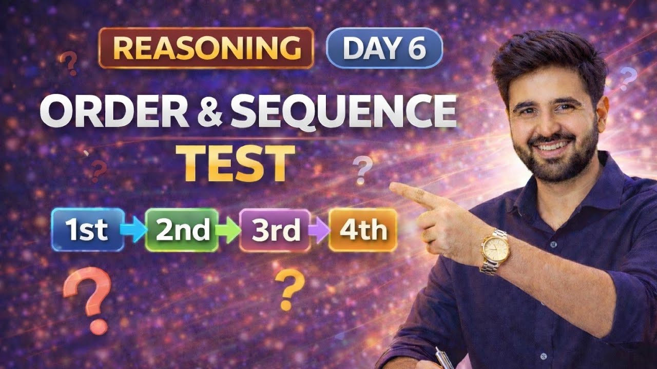 Reasoning Day 6 by Asheesh Sir 