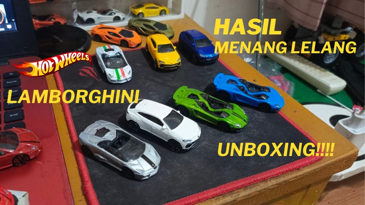 Unboxing Hasil Lelang - Hotwheels Lamborgini Loose 