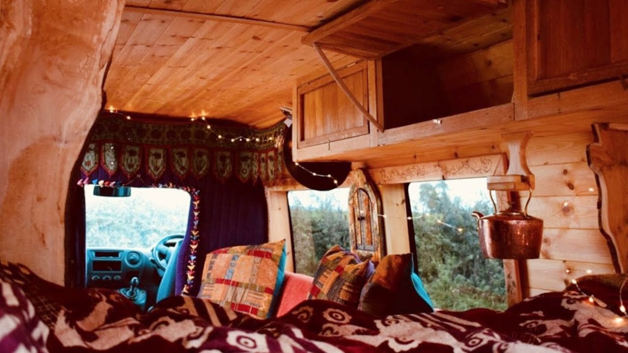 Van Conversion using Upcycled WHISKY BARRELS - 🥃 The MOST SCOTTISH Van on EARTH!  🏴󠁧󠁢󠁳󠁣󠁴󠁿