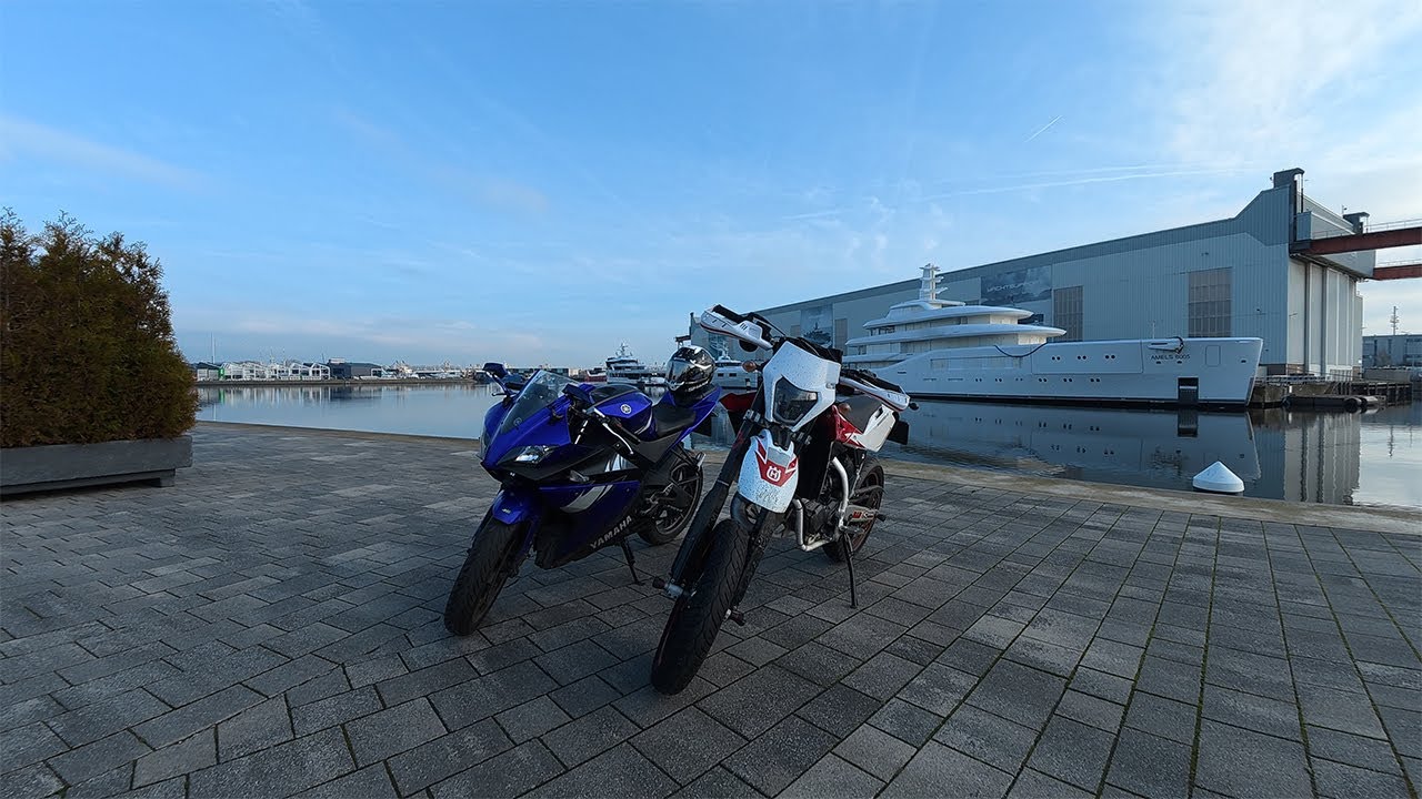 Eerste motorvlog met de Husqvarna 125