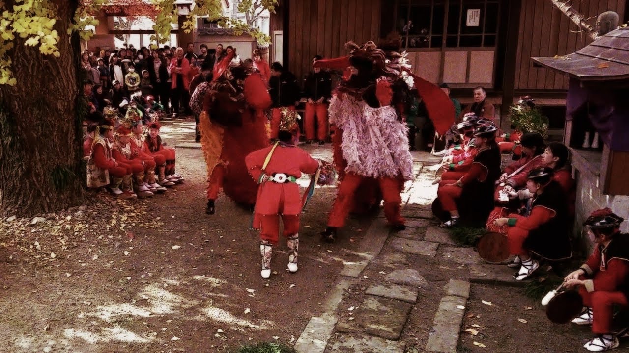 2018年 塩屋八幡宮祭 盛光寺 獅子舞演舞