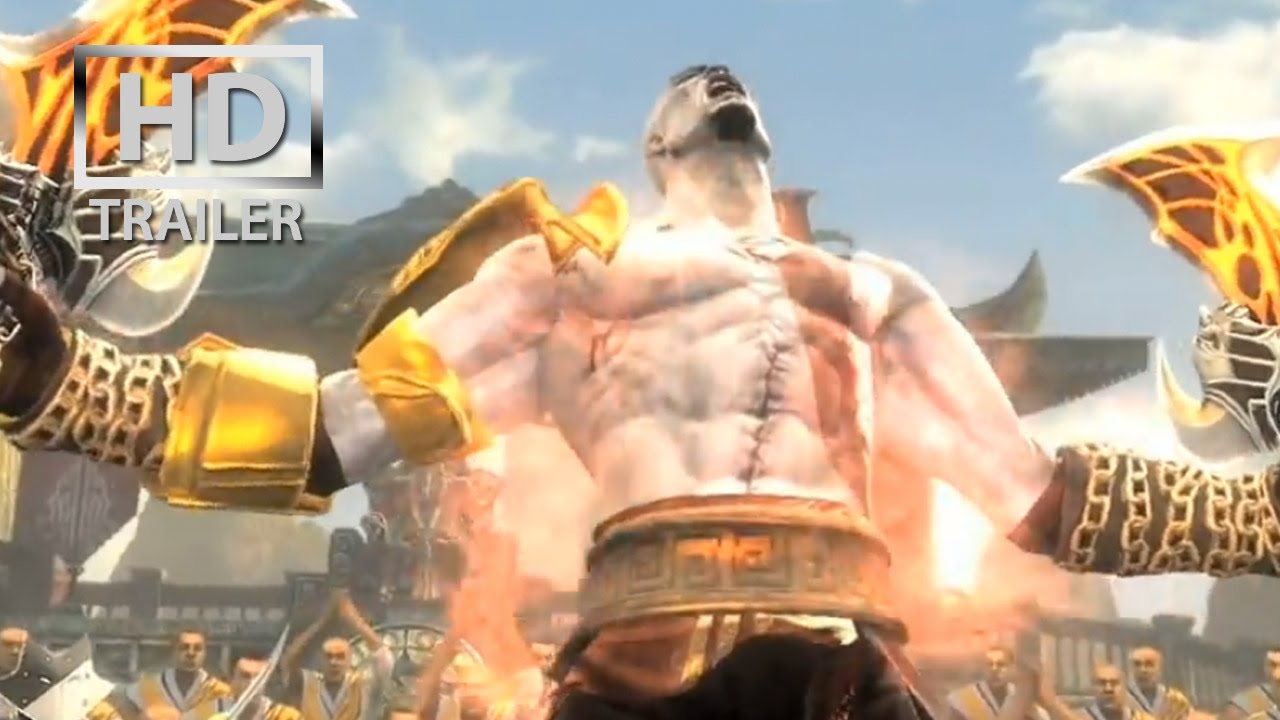 Mortal Kombat 9 - Kratos | gameplay trailer [HD] OFFICIAL Trailer MK9 (2011) PS3
