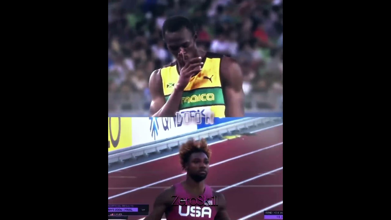 Noah Lyles Vs Usain Bolt || #zeroskill #edit #trackandfield #usainbolt #noahlyles ||