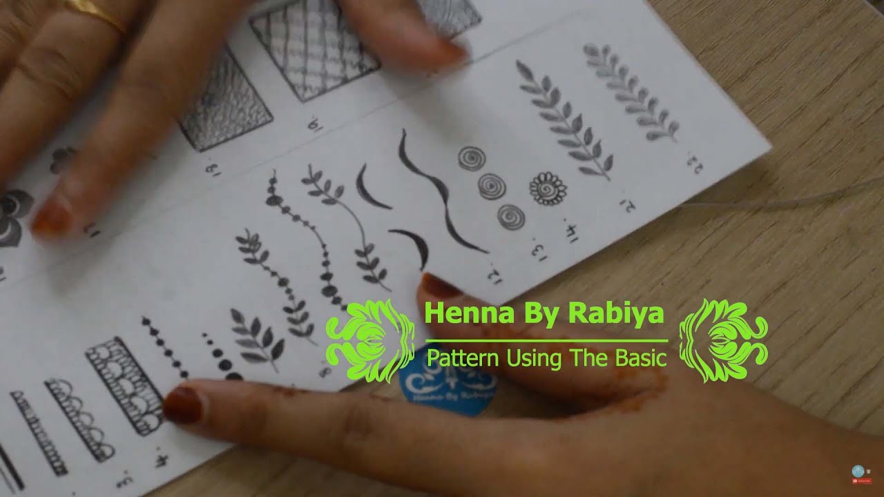 Learn Gulf Henna/Mehendi From Basics