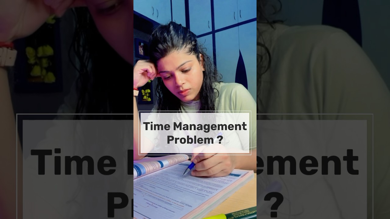 Time Management Problem ? Follow this tip 🎯#studymotivation #motivation #ca #cs #cma #upsc #exam