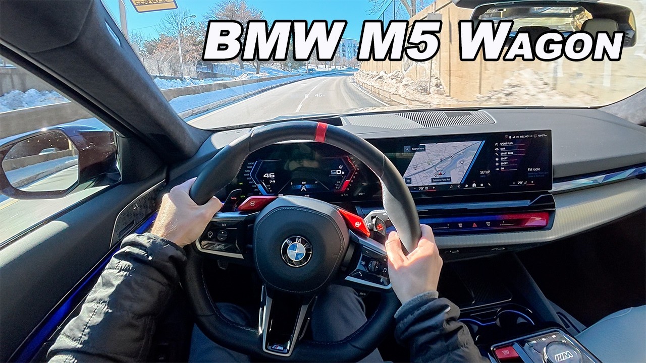 Living With the New BMW M5 Wagon - 717HP Morning Commute (POV Binaural Audio)