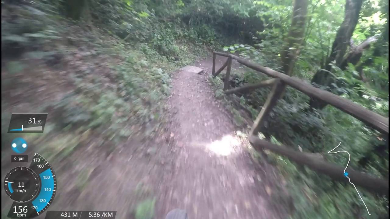 Caduta mtb percorso ponticelli by Santa mtb