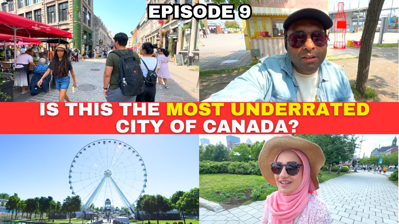 FINALLY VISITED THE MOST EUROPEAN CITY OF CANADA!! 🇨🇦 Montreal Downtown SUMMER EVENING Walk - Ep 9