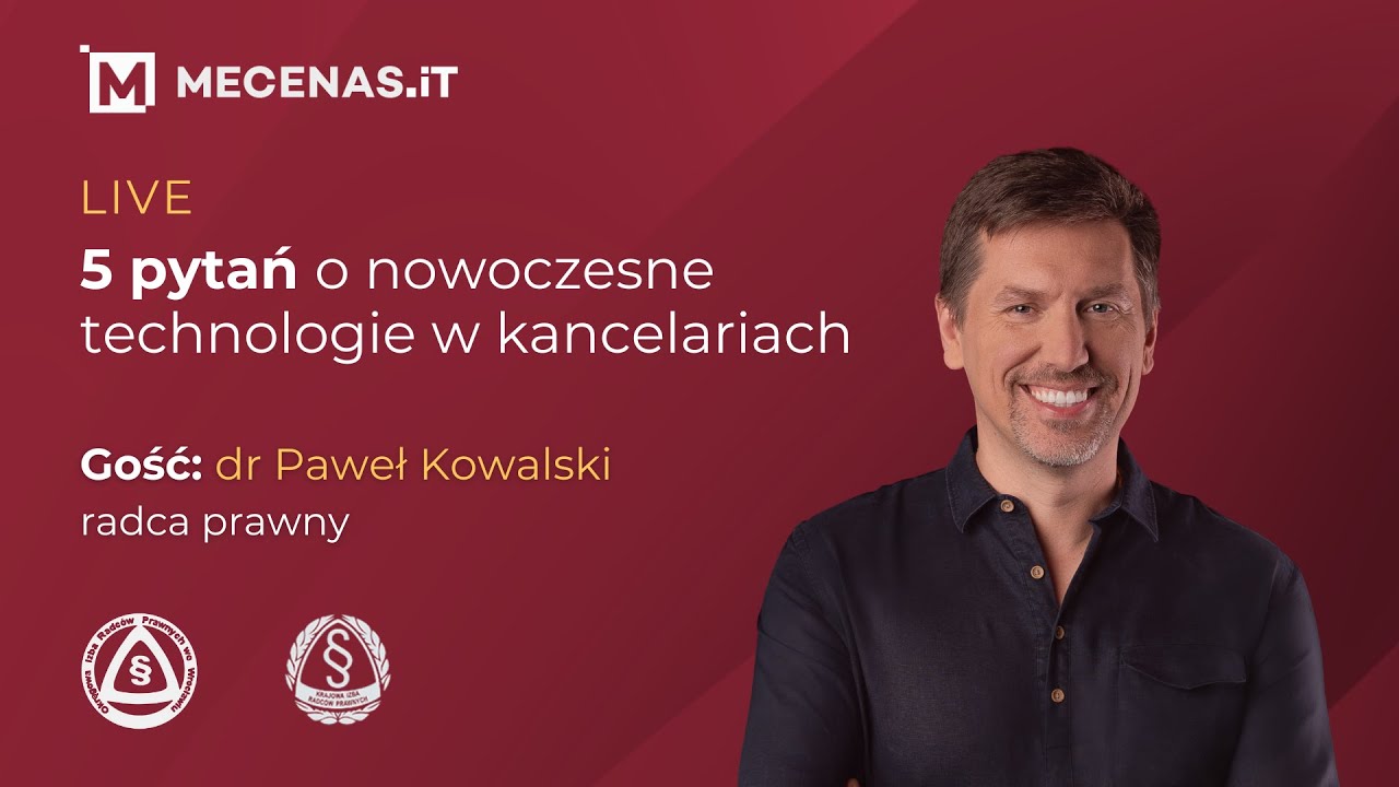 LIVE  5 pytań o nowoczesne technologie w kancelariach