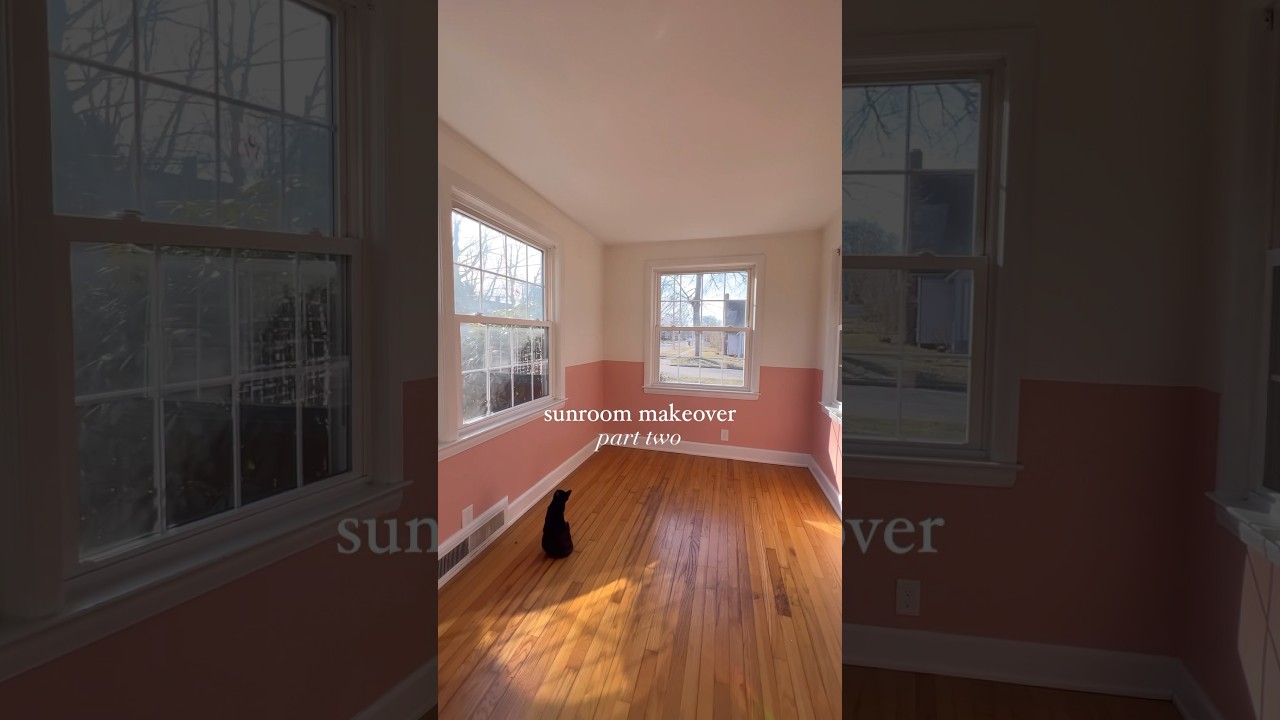 sunroom makeover, part ✌🏼 #sunroom #homeinspo #colorfulhome #interiordesign #myhome #eclectichome
