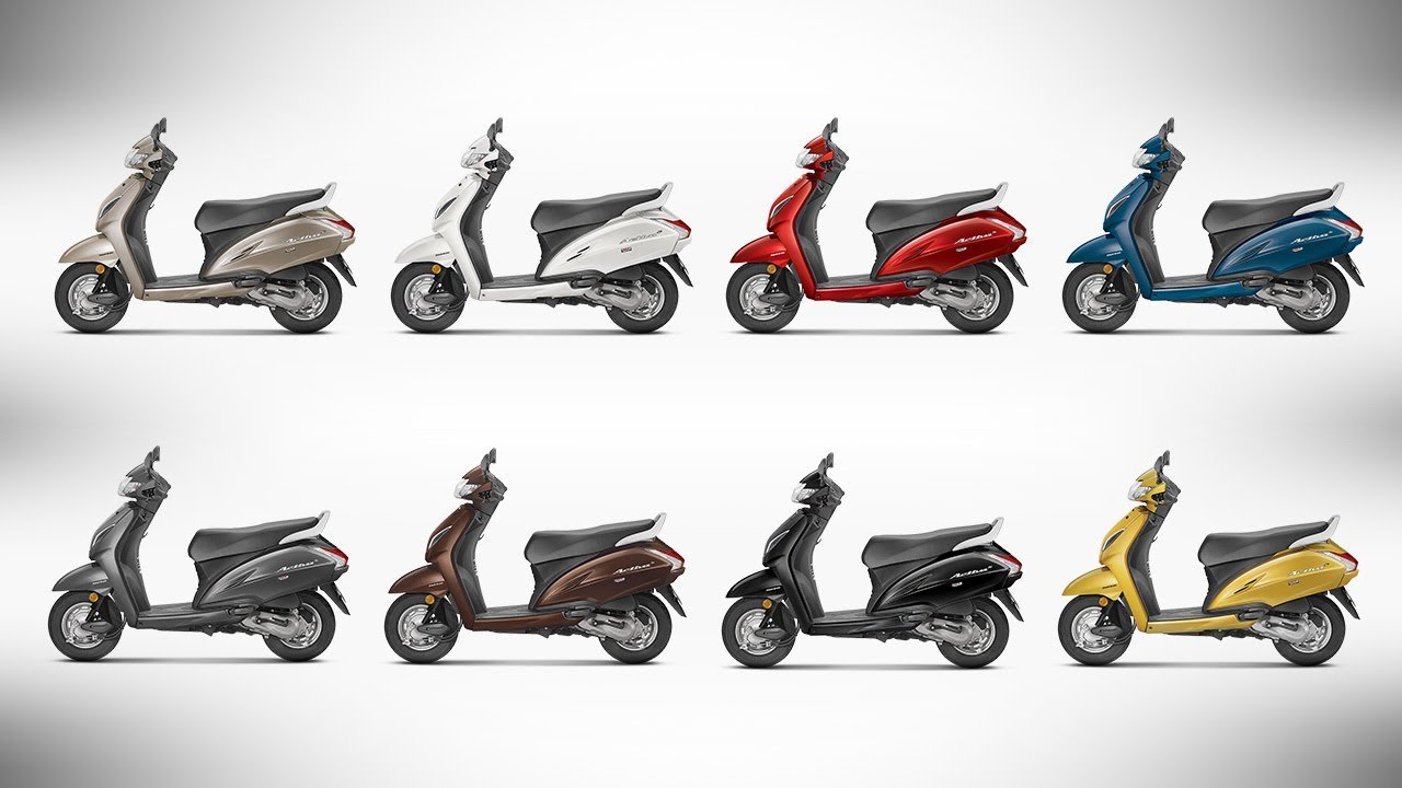 Honda Activa 5G - All Colour Options - Images | AUTOBICS