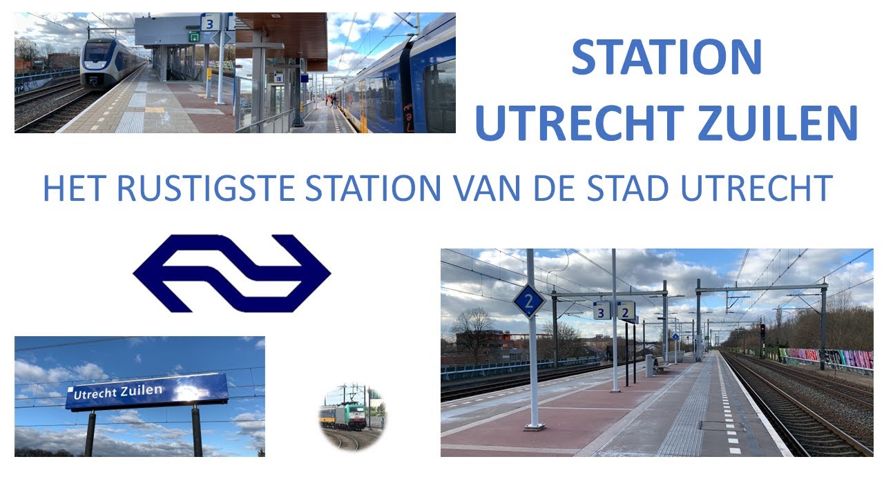 UTRECHT ZUILEN, het RUSTIGSTE station van de STAD Utrecht #detreinreizigervlogt