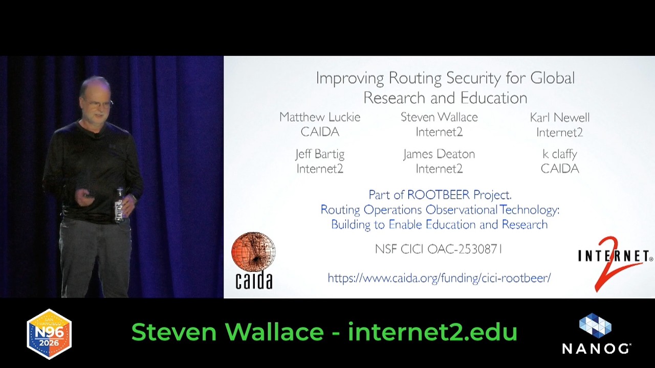 Improving Routing Security for Global Research and Education