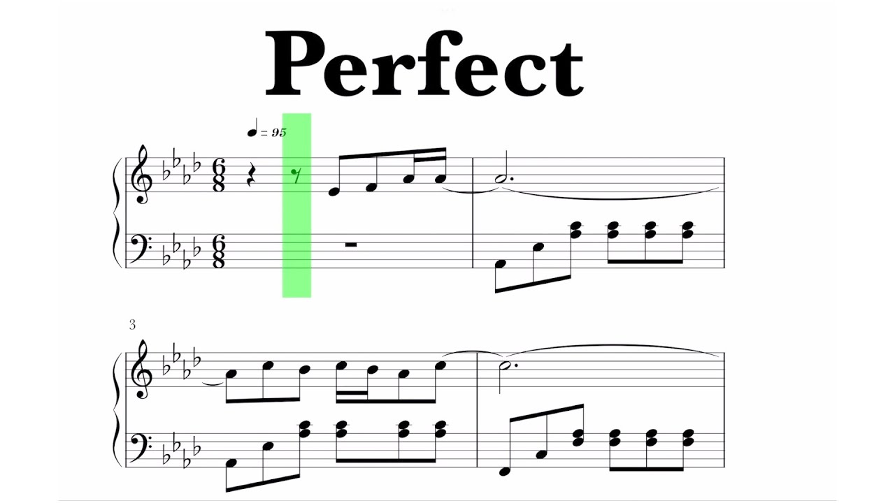Ed Sheeran - Perfect Sheet Music