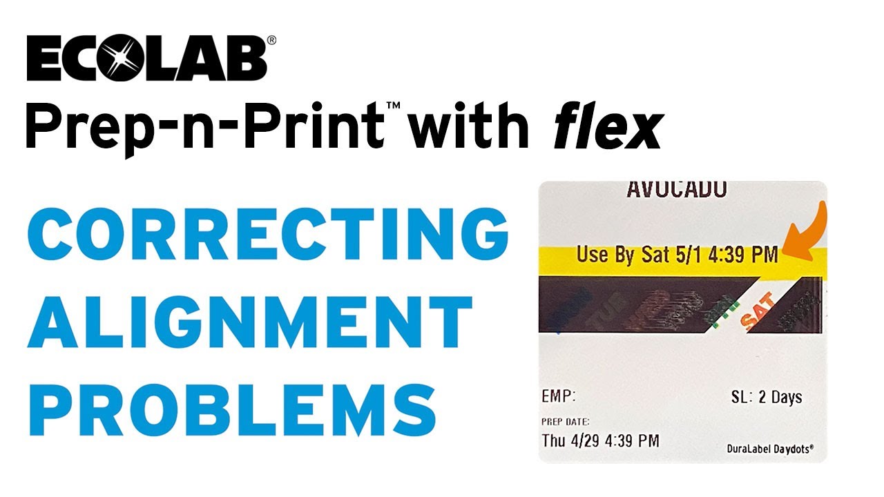 Prep-n-Print with Flex: Correcting Alignment