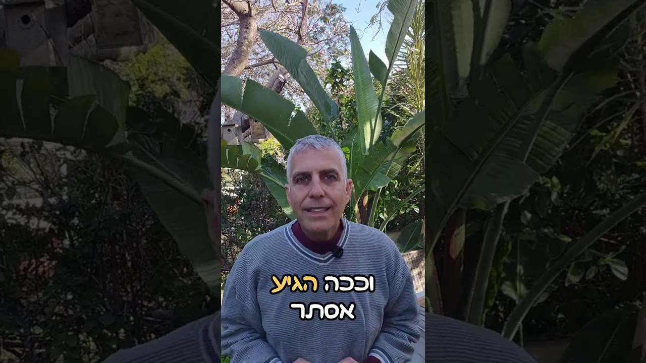 פורים - איך הכל התחיל ומה מסתתר שם בכוונה? - רוני שפרלינג
