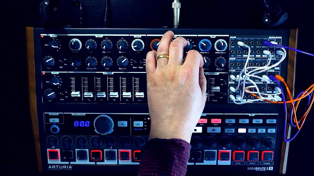 Arturia Minibrute 2S - One Box Techno Jam - Patch Walk-Through