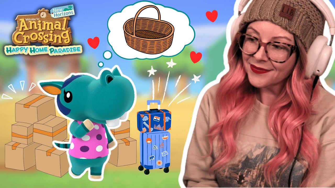Дом для корзин?! 🌳 Первый счастливый райский уголок в Animal Crossing New Horizons