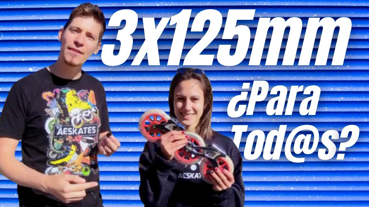 ¿Patinar con 3 Ruedas de 125mm es BUENO para tod@s? Prueba + Resultado Aeskates
