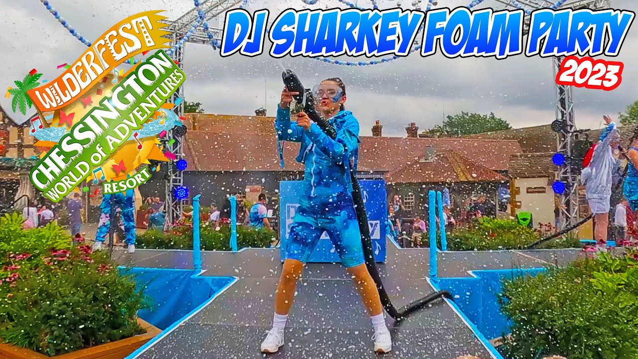 Wilderfest DJ Sharkey FOAM PARTY at Chessington (August 2023) [4K]