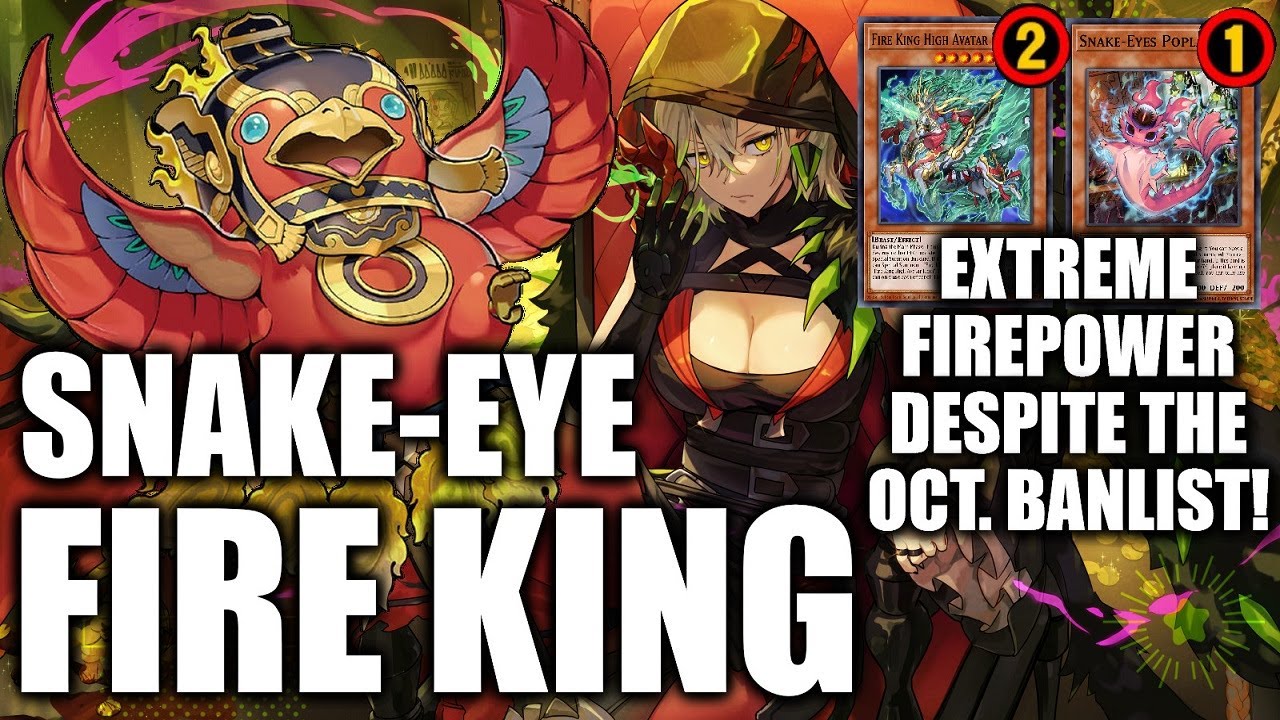 (Master Duel) BANLIST HITS WON'T STOP FIERY DOMINATION! - Snake-Eye Fire King (October 2024)