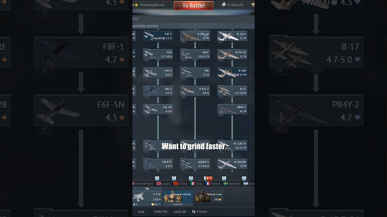 How to grind faster #warthunder