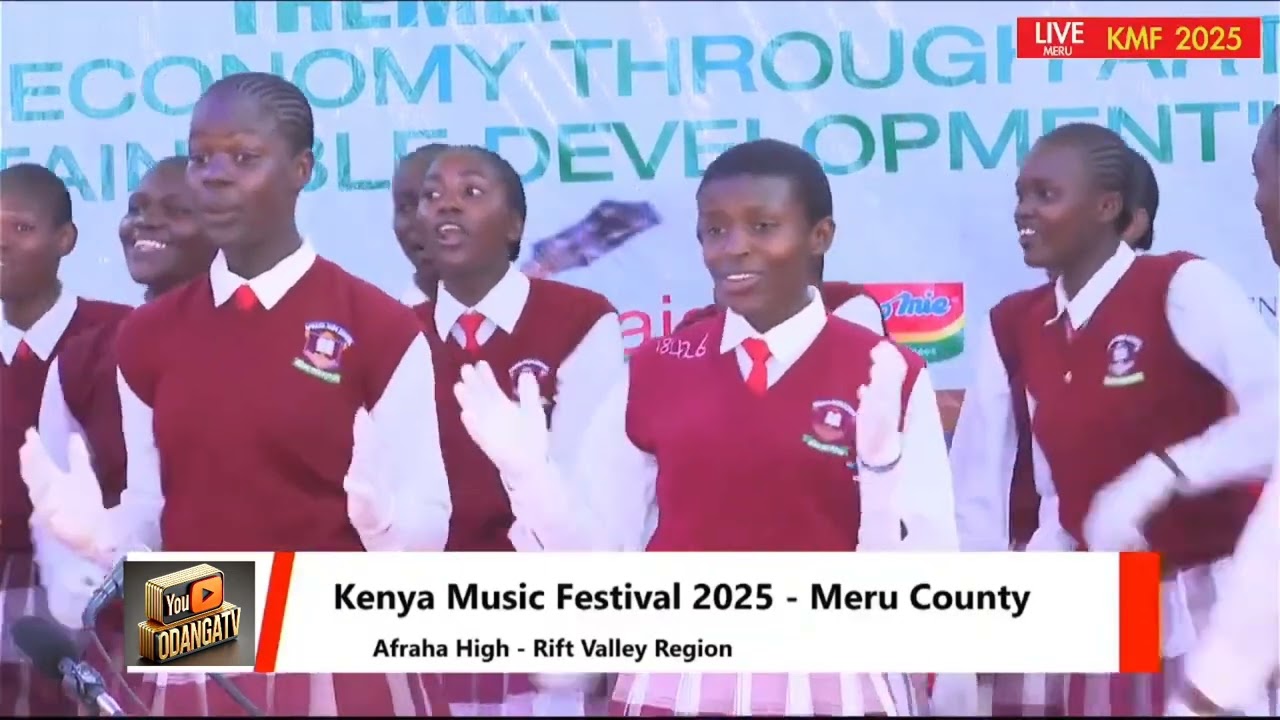 AFRAHA HIGH PERFORMING NAKUBALIANA BY GLORIA MULIRO AT THE KENYA MUSIC FESTIVAL 