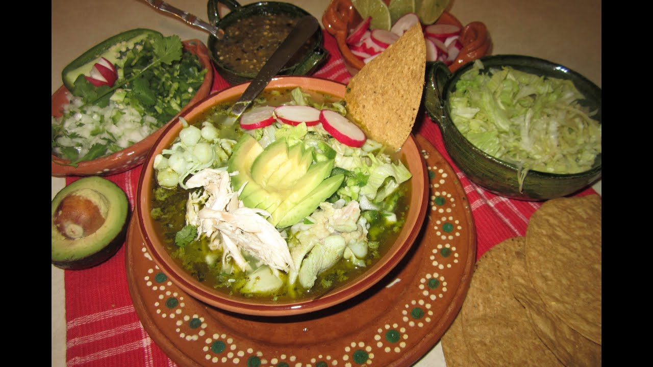 RECETA DE POZOLE VERDE A MI ESTILO - COMIDA MEXICANA alelimada.
