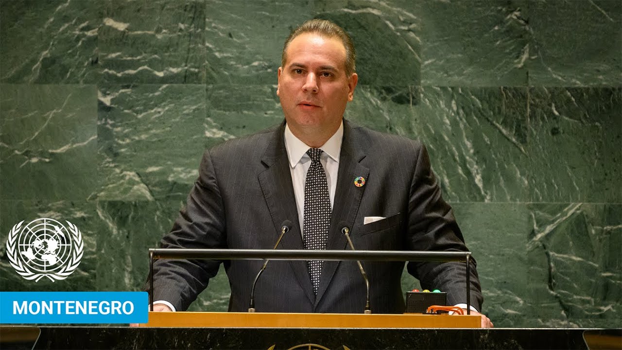 🇲🇪 Montenegro - Deputy Prime Minister Addresses United Nations General Debate, 79th Session | #UNGA