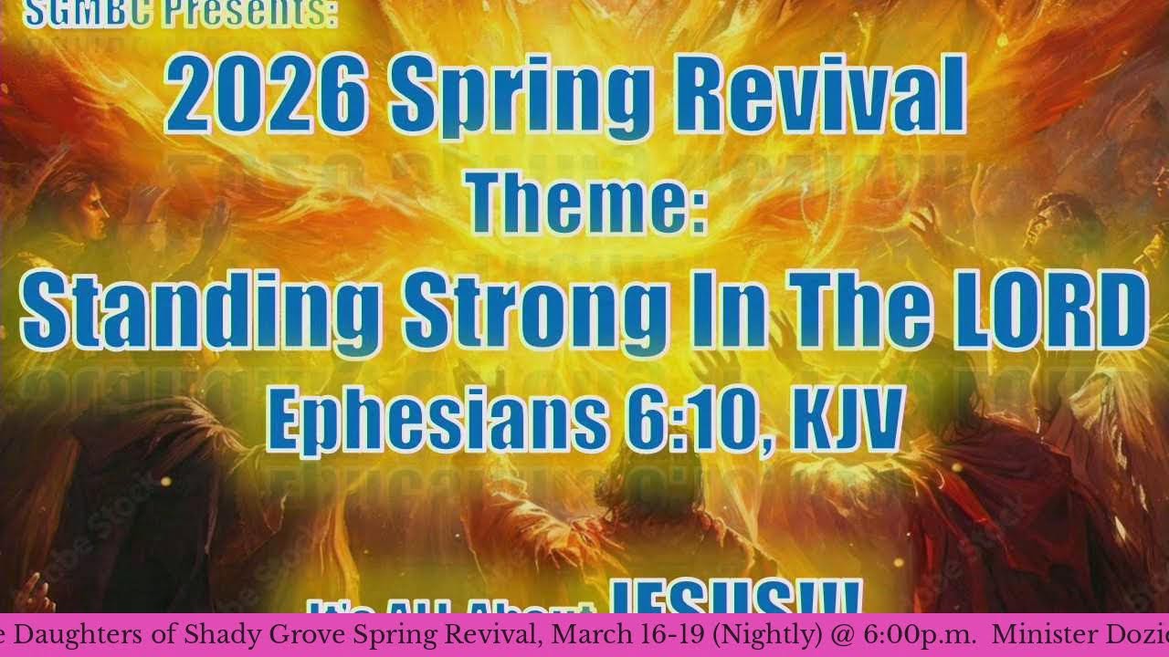 SGMBC- Sonday Worship Service  - 3/15/2026