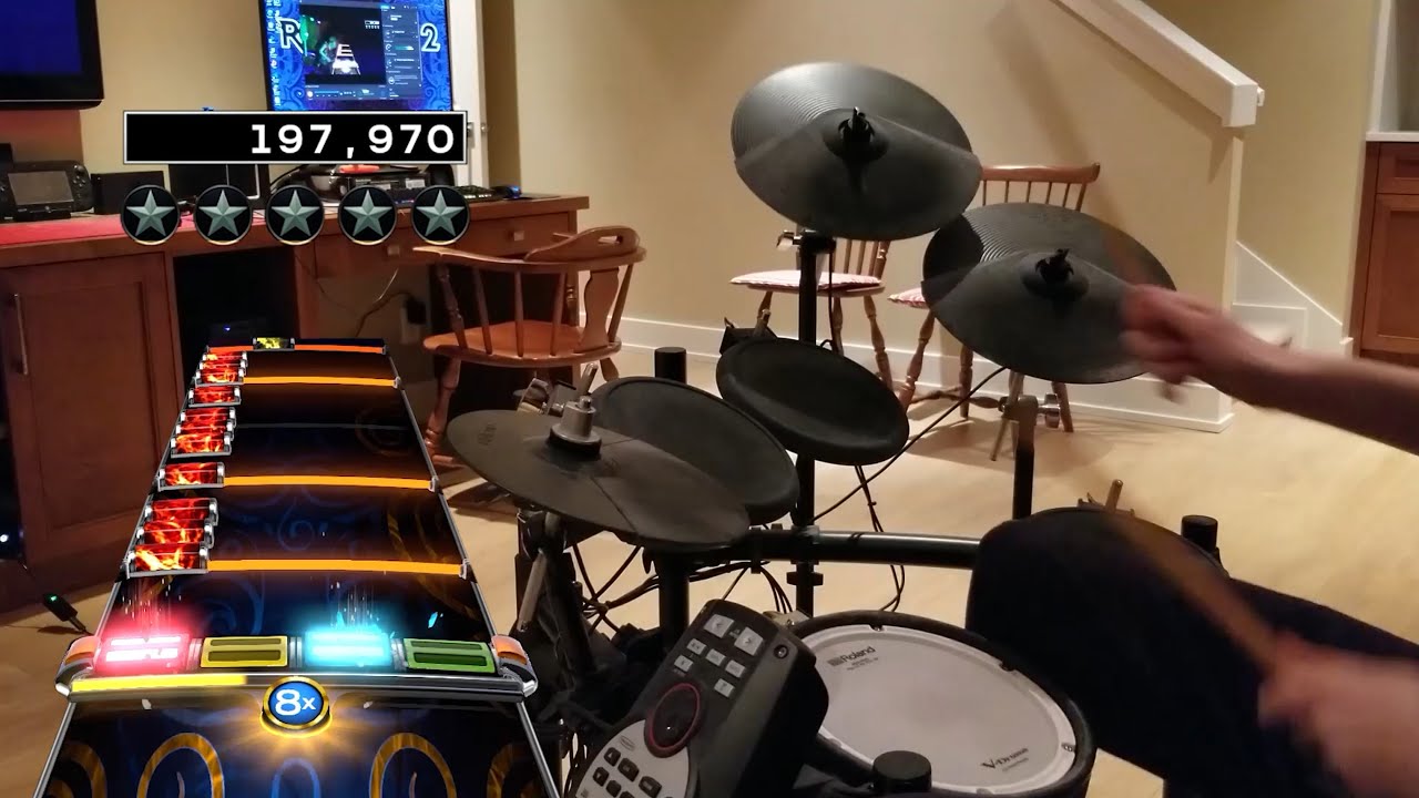 Aces High (Live) by Iron Maiden | Rock Band 4 Pro Drums 100% FC