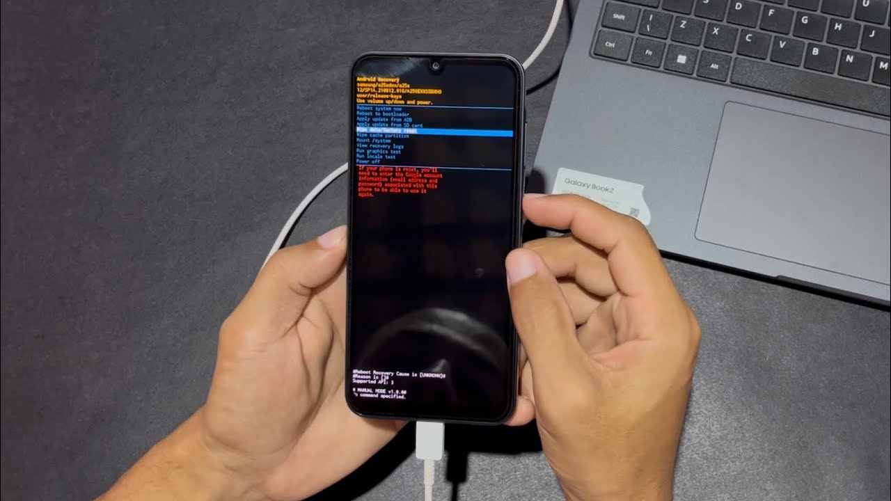 Como Formatar o Galaxy A25 (Hard Reset)