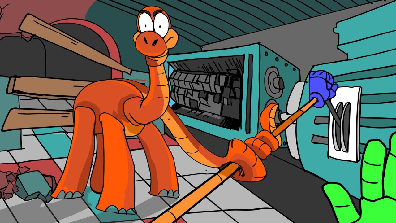 BRON The DINOSAUR Death / POPPY PLAYTIME Chapter 2 Animation