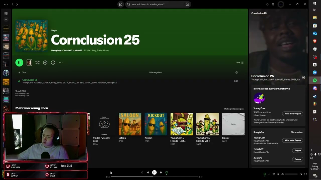 Holy!!! 11 Artists! | @youngcorn3520 - Cornclusion 25 | Jan Meyer