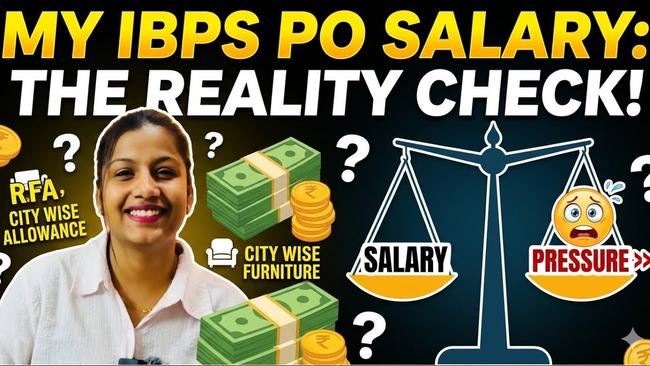IBPS PO Salary Slip Explained 🔥 In Hand + RFA + Furniture + All Allowances (2026)