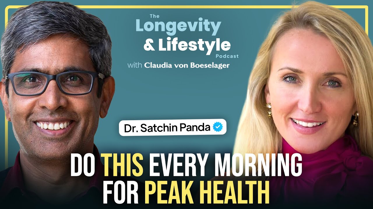 Leading Circadian Rhythm Expert Dr. Satchin Panda Shares 6 Secrets to Longevity