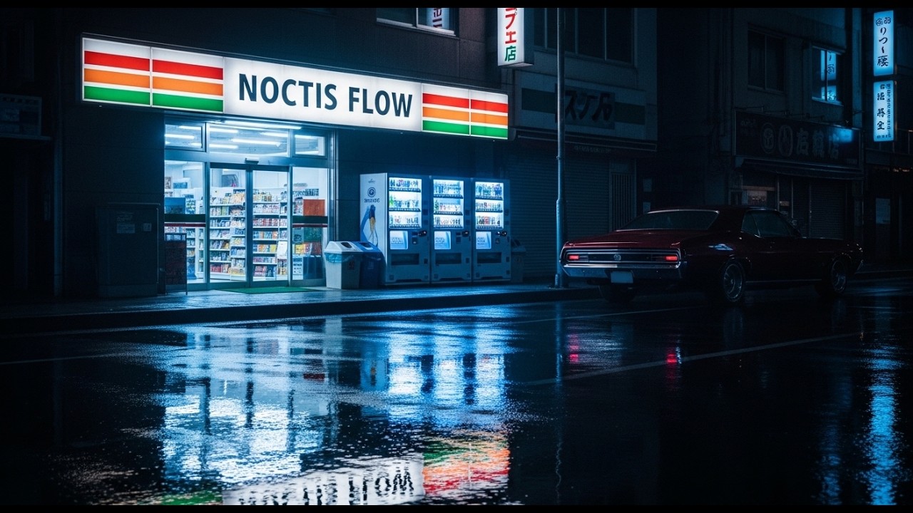 New York After Midnight 🌙 Lofi Sleep Mix with Rain Ambience For Relaxing By Noctis Flow