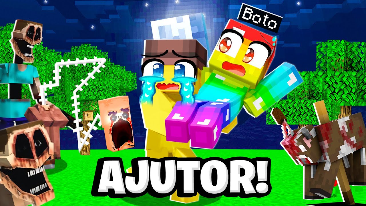 Am supraviețuit PE UN SERVER HORROR, cu BOTO, pe MINECRAFT!