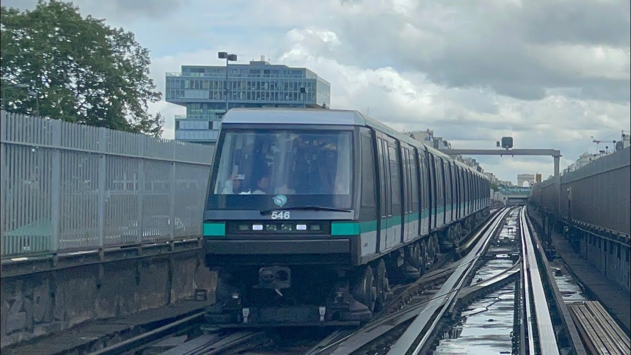 Paris Metro Line 1 Cab Ride La Défense - Château de Vincennes