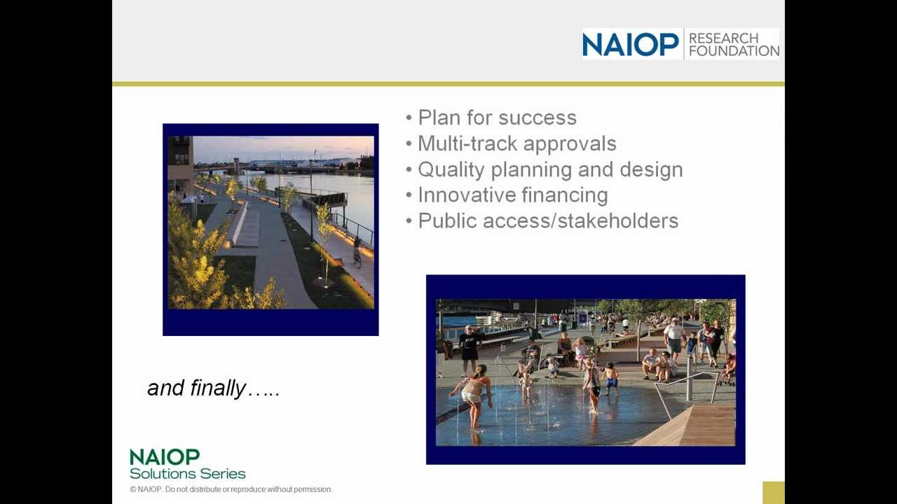 The Complexity of Urban Waterfront Redevelopment