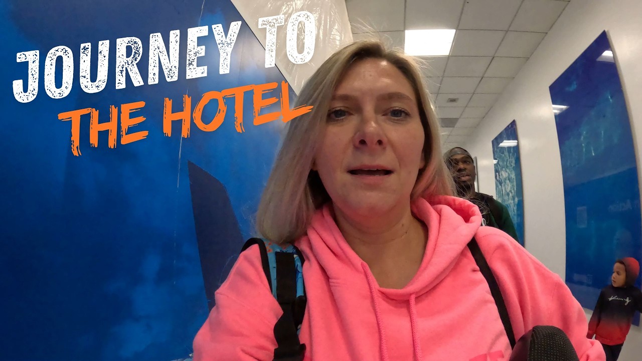 From the plane, to the airport, to the, bus, to the hotel | If We Are Travelers
