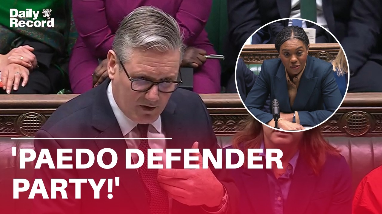 Keir Starmer grilled over 'PAEDO DEFENDER' claim and hits out at Nigel Farage in fiery PMQs