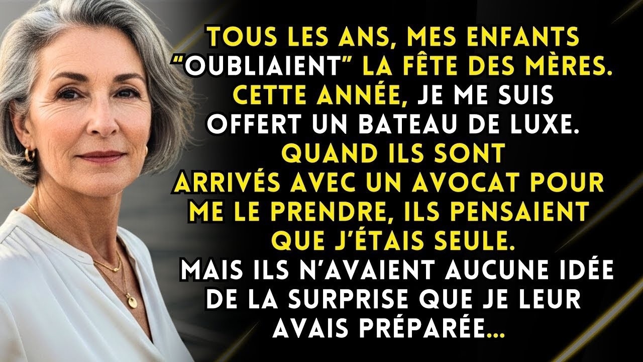 J’ai passé toutes les Fêtes des Mères seule, jusqu’à acheter un yacht — puis mes enfants sont venus.