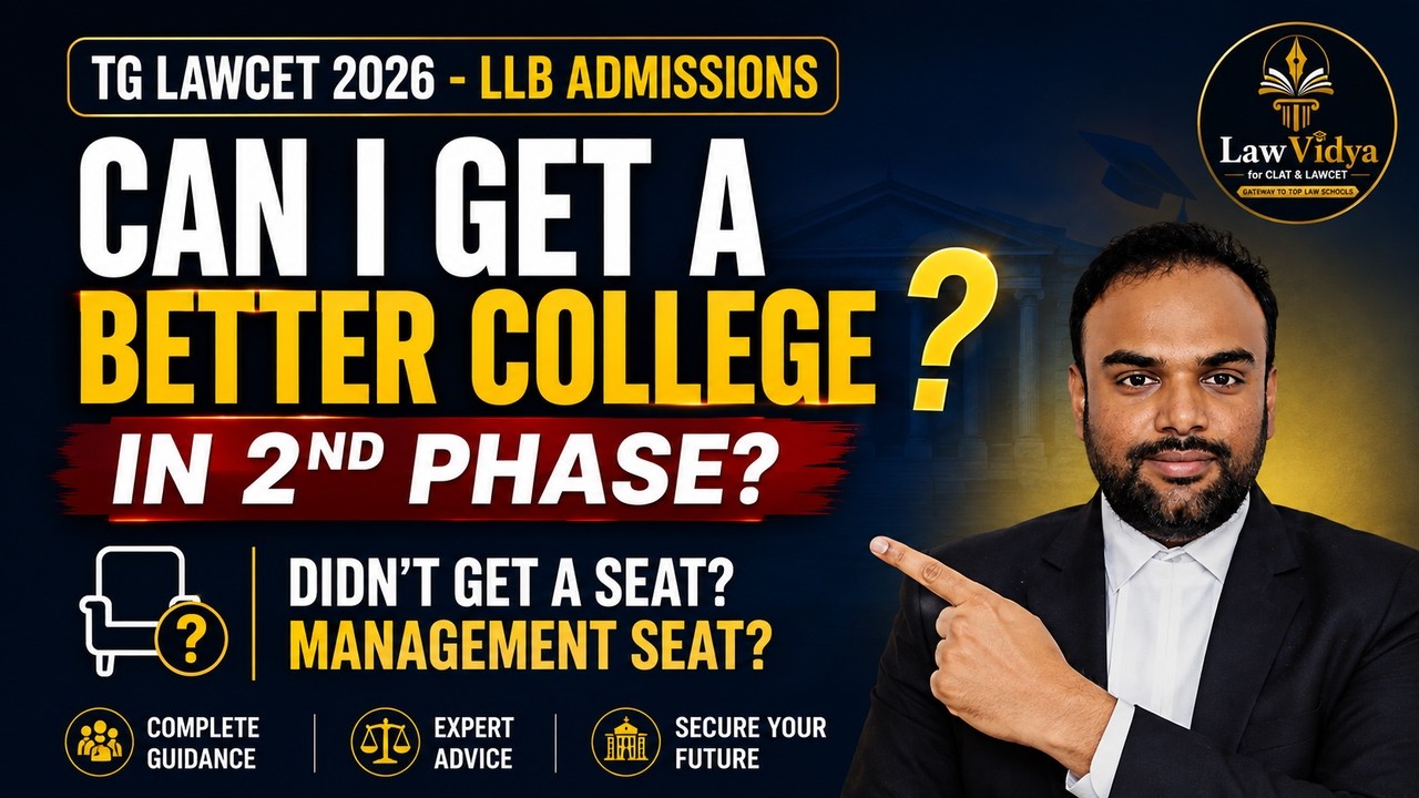 TG LAWCET 2026 LLB Admissions & Phase II