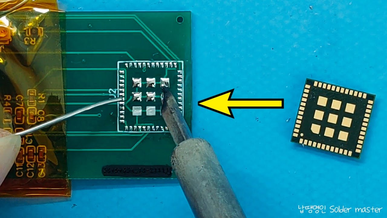 119.RF모듈 히팅건으로 쉽게 납땜하는 방법ㅣHow to solder easily with an RF module heat gun.