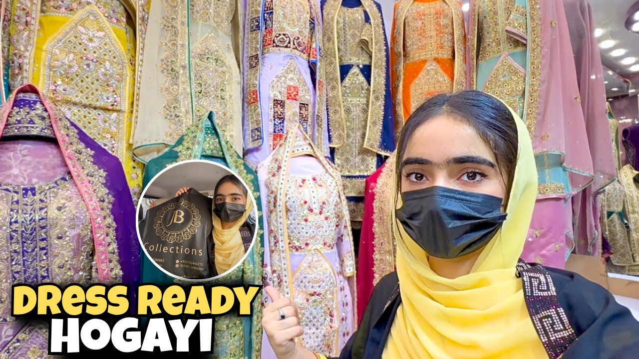 Ami Ke Liye Balochi Dress Liya❤️ | Meri Dress Bhi Tayyar!😇| Jama Market Vlog🥰 || Shaadi Ki Tayari💗😍
