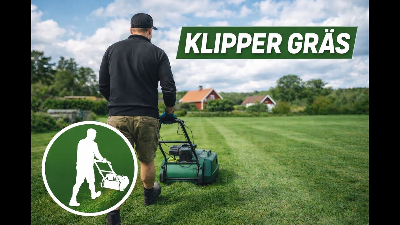 Klippa gräs