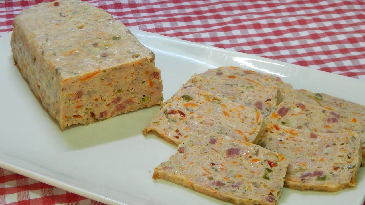 Cómo hacer terrina o fiambre de pollo con verduras una receta fácil y muy original
